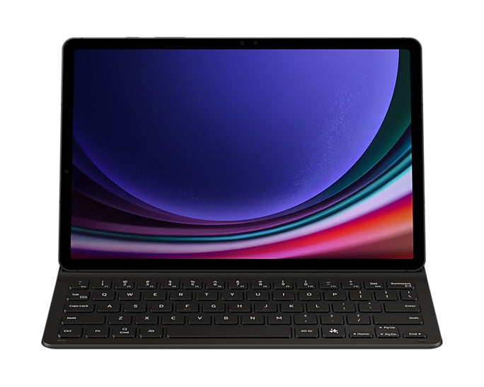 Samsung Cover Slim Keyboard – Tastatur, kabellos (Bluetooth), CH-Layout (DE-CH), schwarz – für Galaxy Tab S9