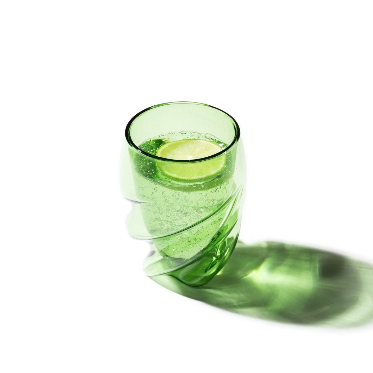 Bodum Pavina Trinkglas – 0,27 l, Borosilikatglas, grün, spülmaschinen- und mikrowellengeeignet, 2 Stück