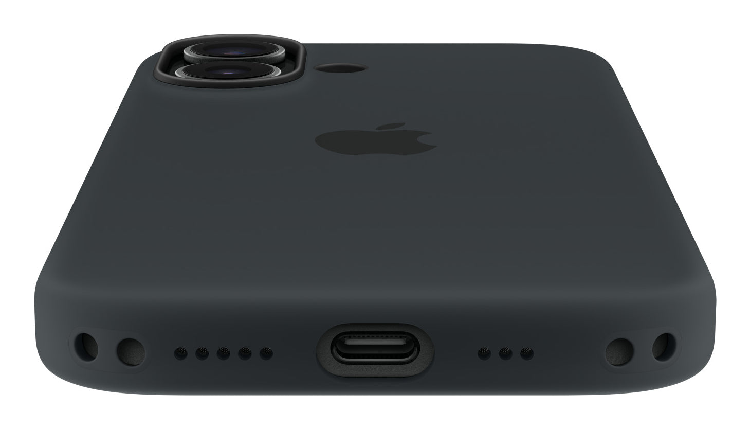 Apple Backcover – für Apple iPhone 17 – schwarz – Silikon – MagSafe-kompatibel