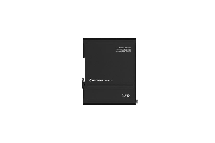 Teltonika TSW304 – Switch – 4× 1G, Passive PoE, DIN-Schiene, IP30