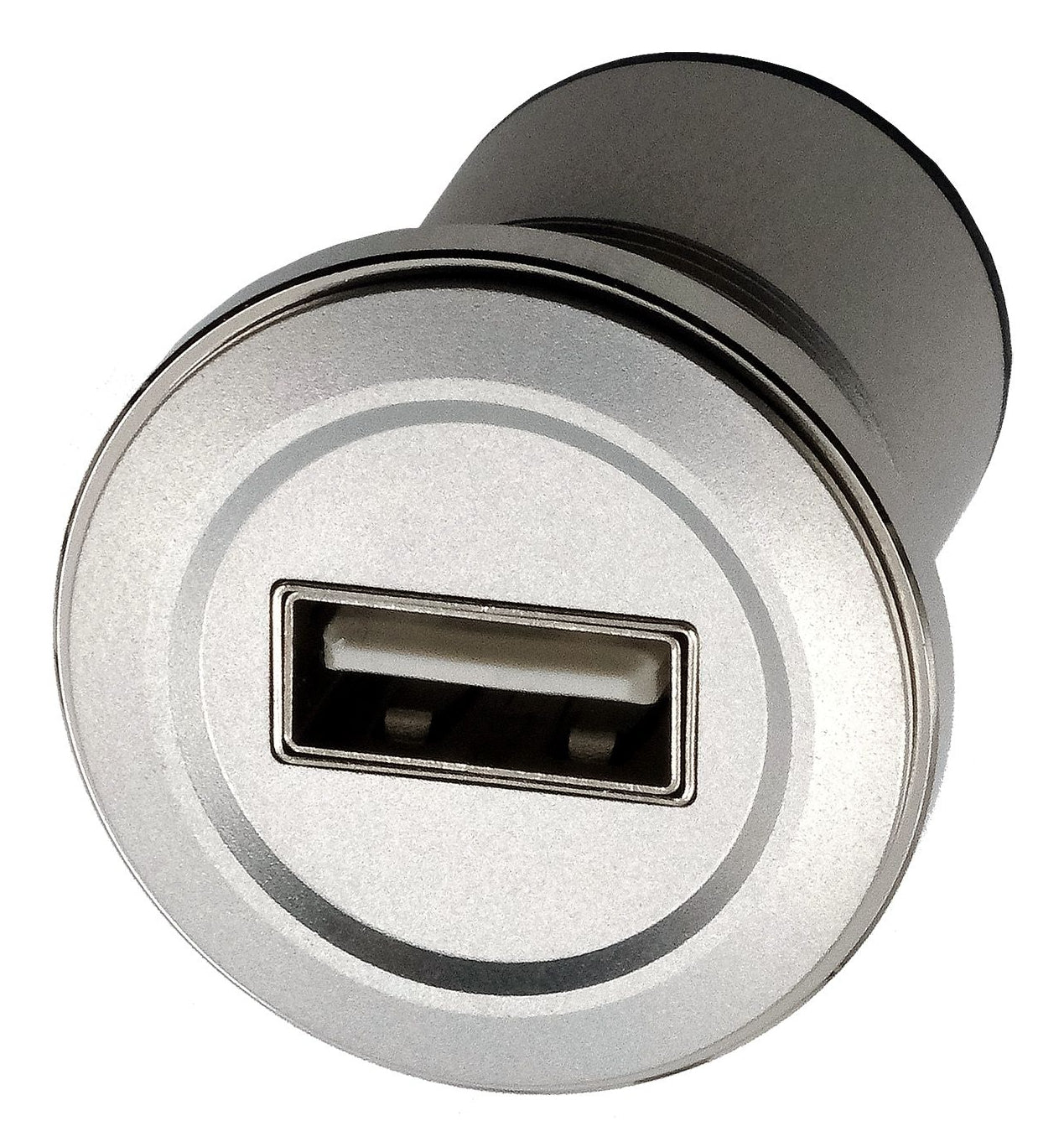 EXSYS USB-Adapter USB-A auf USB-A – USB 2.0 (480 Mbit/s) – Metallgehäuse – Silber