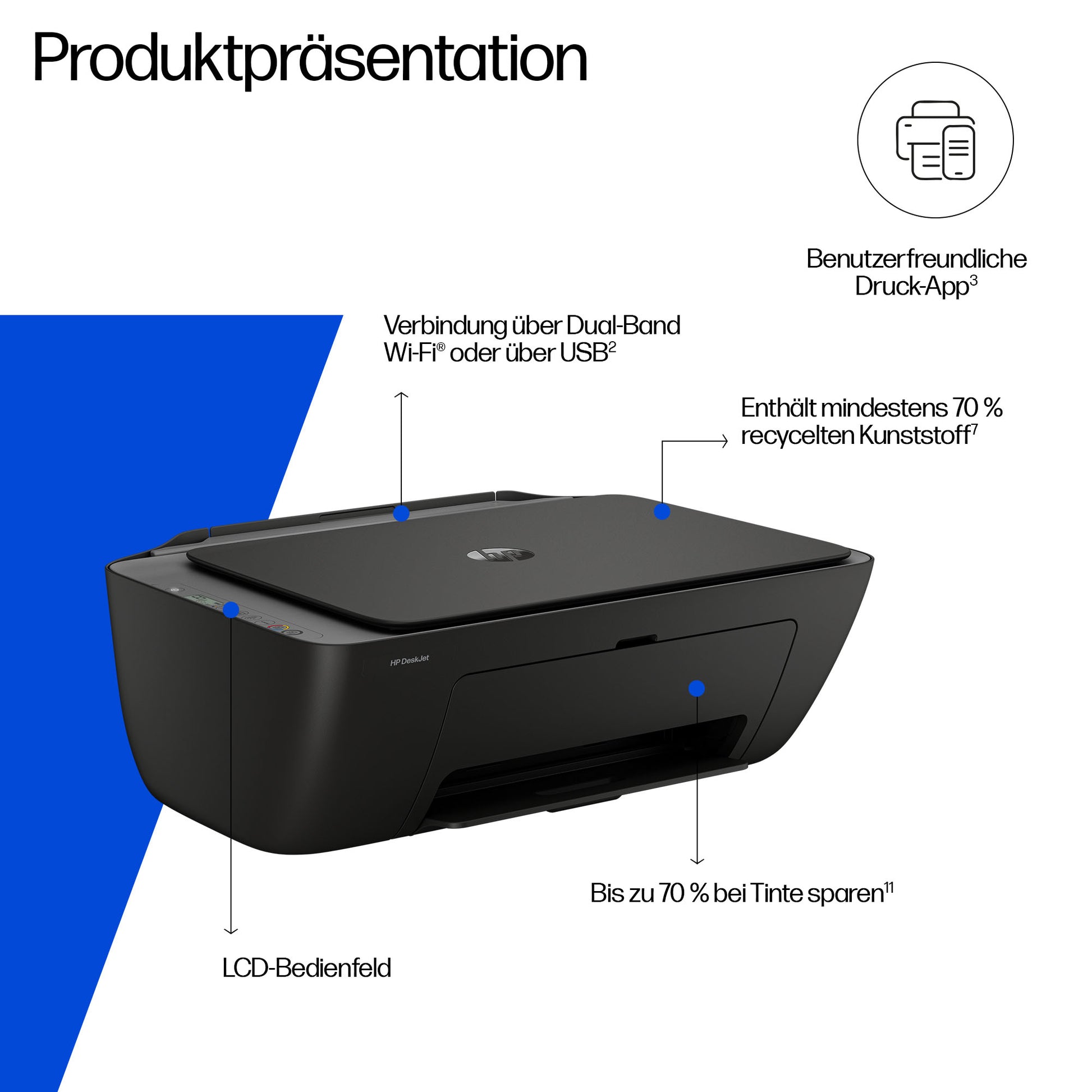 HP Deskjet 2920 – Farbiges Tintenstrahl-MFP – WLAN