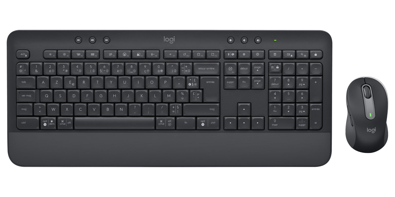 Logitech MK650 For Business – Tastatur, FR-Layout (FR), Graphit