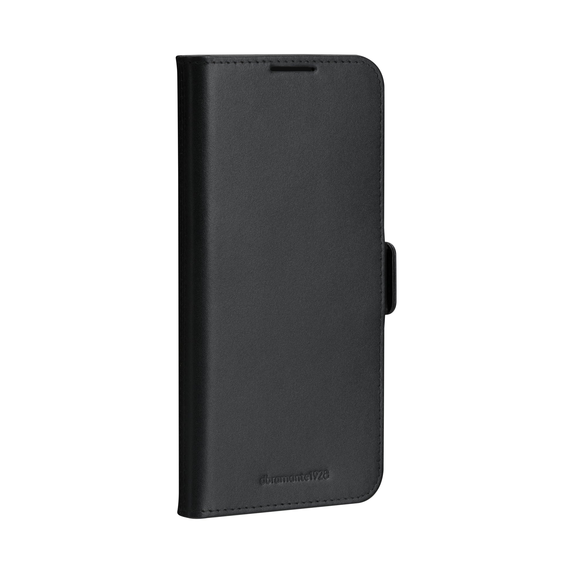 dbramante1928 Copenhagen Wallethülle – für Samsung Galaxy A56 5G, 3 Kartenfächer, Leder, schwarz