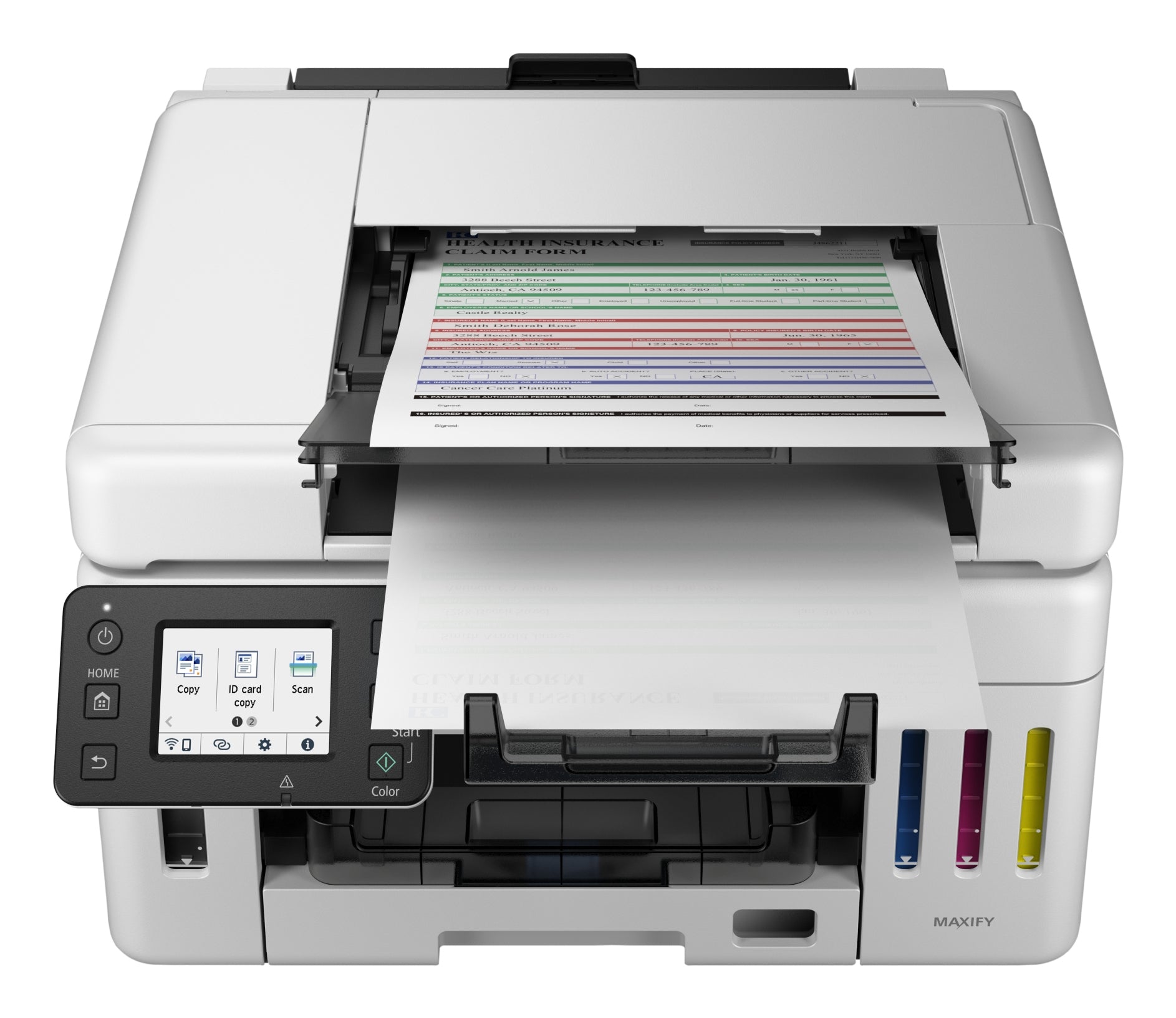 Canon MAXIFY GX6550 – Farbiges Tintenstrahl-MFP A4, 3-in-1 – USB/LAN/WLAN – Duplex, ADF – 24 S/W-Seiten pro Minute