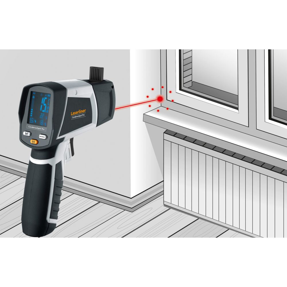Laserliner CondeseSpot Pro Thermo-Hygrometer (Handgerät) – -40–600 °C, 20–80 %