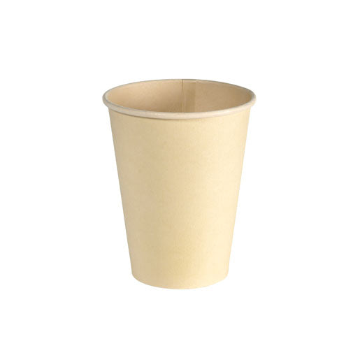 Duni Trinkbecher Bagasse (PLA-beschichtet) – 2,4 dl, beige, 50 Stück