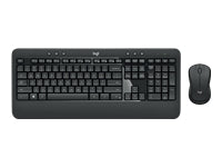 Logitech MK540 Advanced – Tastatur, kabellos (2,4 GHz), CH-Layout (DE-CH) – für Windows, Chrome OS