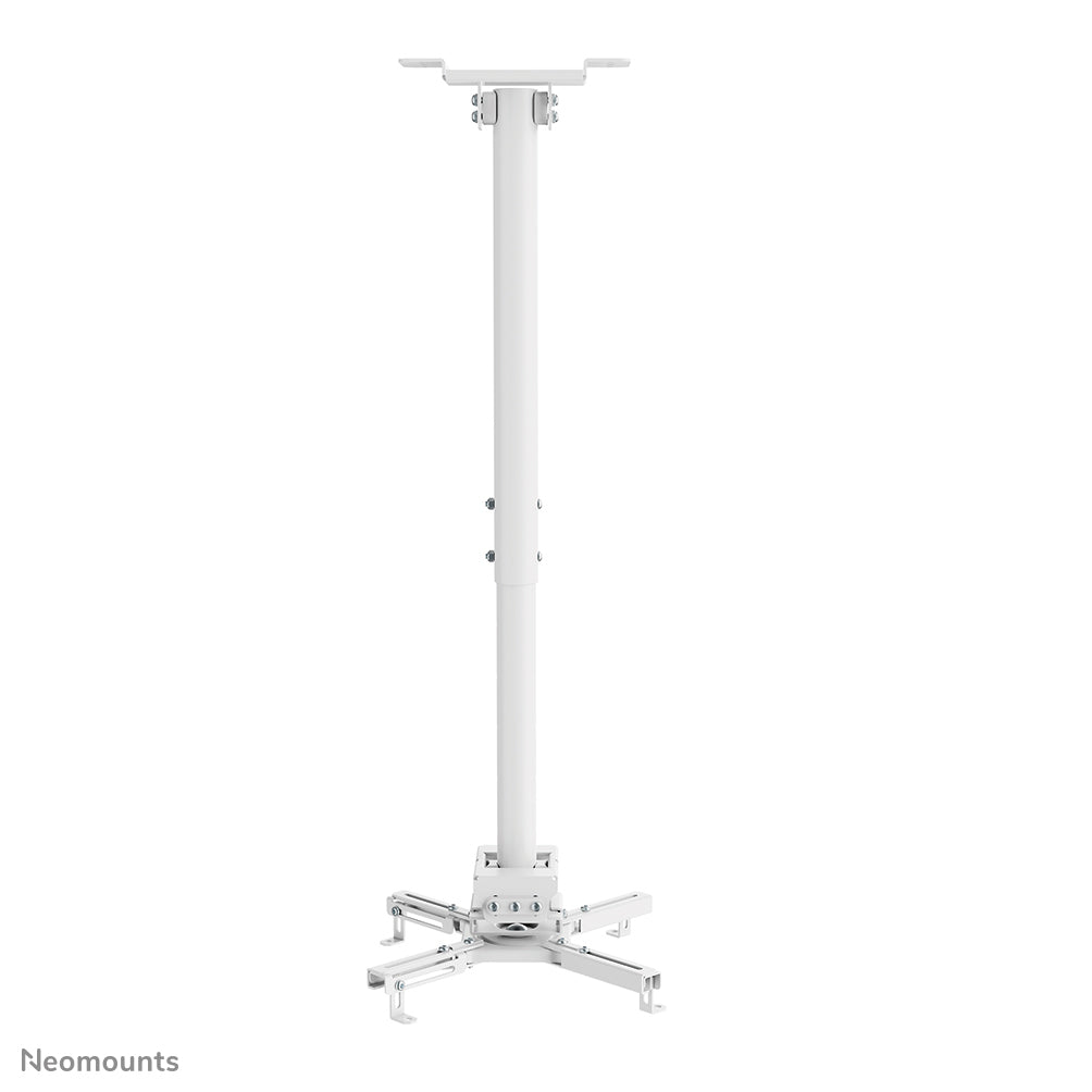 Neomounts CL25-540WH1 – Beamer-Deckenhalterung, H 60,5–90,5 cm, 35 kg, schwenk-/neigbar, weiss
