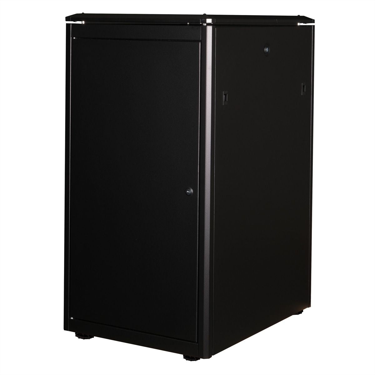 ROLINE Pro – 19" Netzwerkschrank 22U, IP20, abschliessbar, 600 × 800 × 1164 mm, schwarz, Stahl