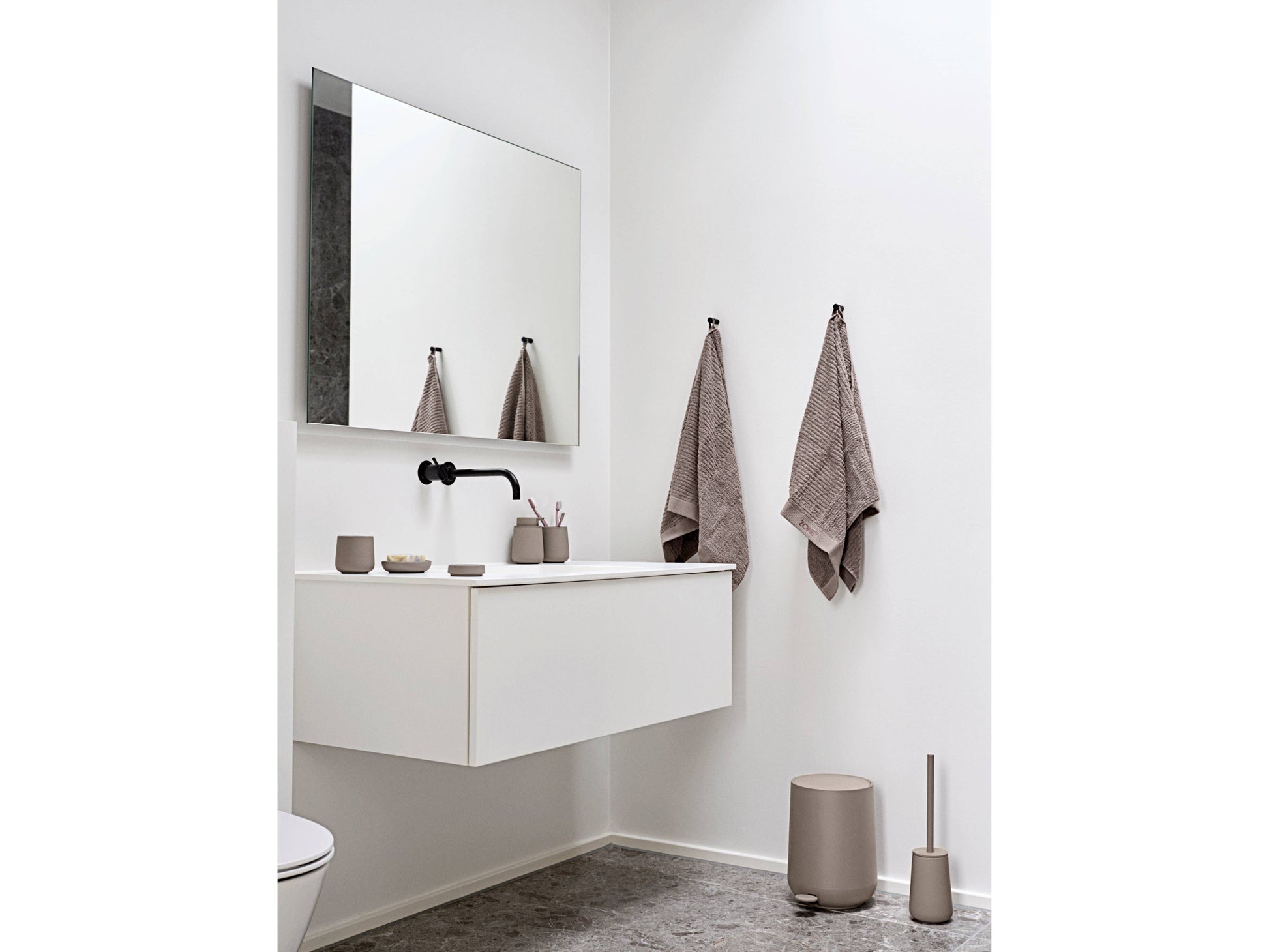 Zone Denmark Nova – Treteimer, Taupe, 3 l