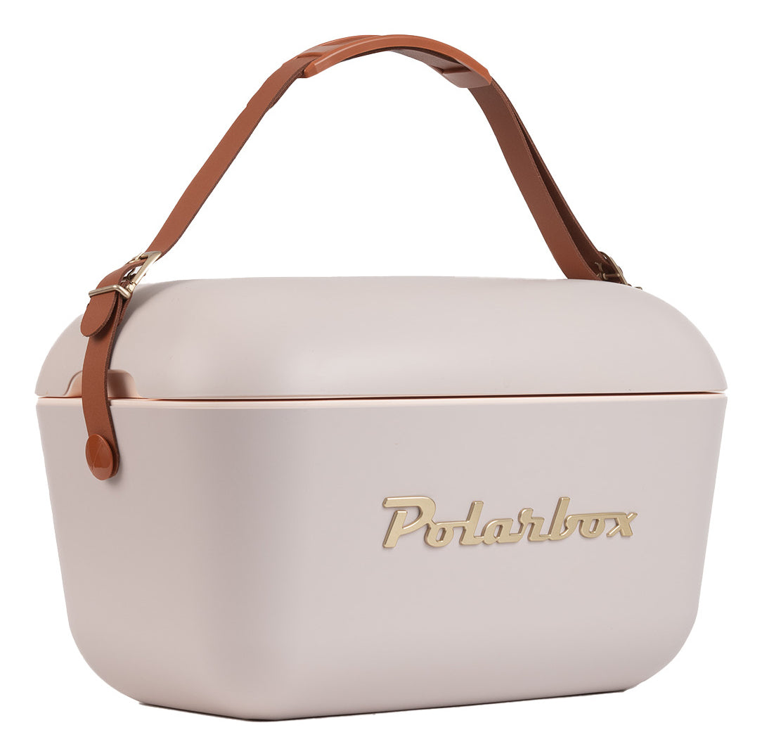 Polarbox Thermobox Retro Kühler – Weiss – 20 l, 44,8 × 30,2 × 28,9 cm – Kunststoff – 1 Stk