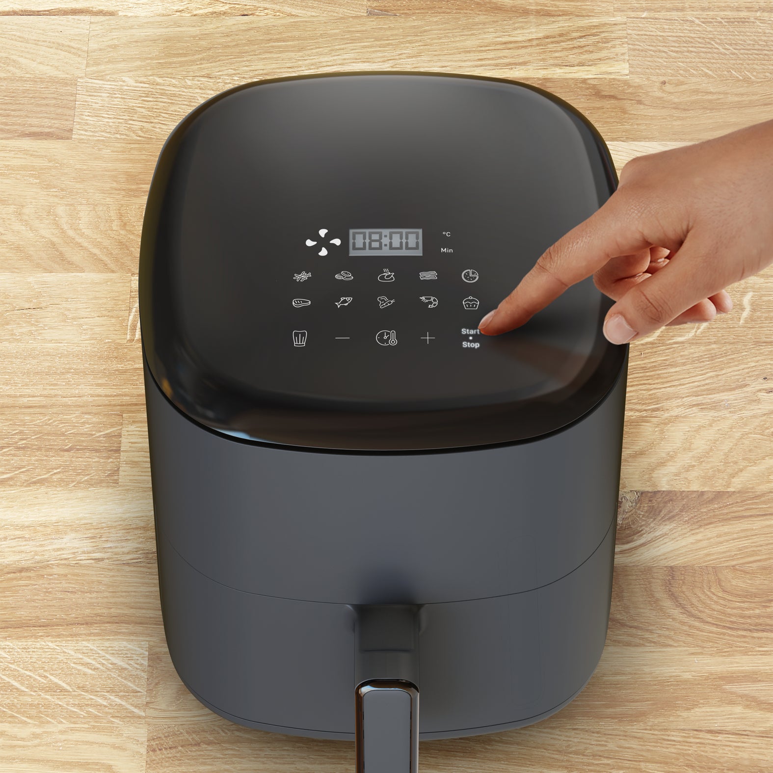 Tefal Heissluftfritteuse Easy Fry Max – 5 l, 1500 W – grau