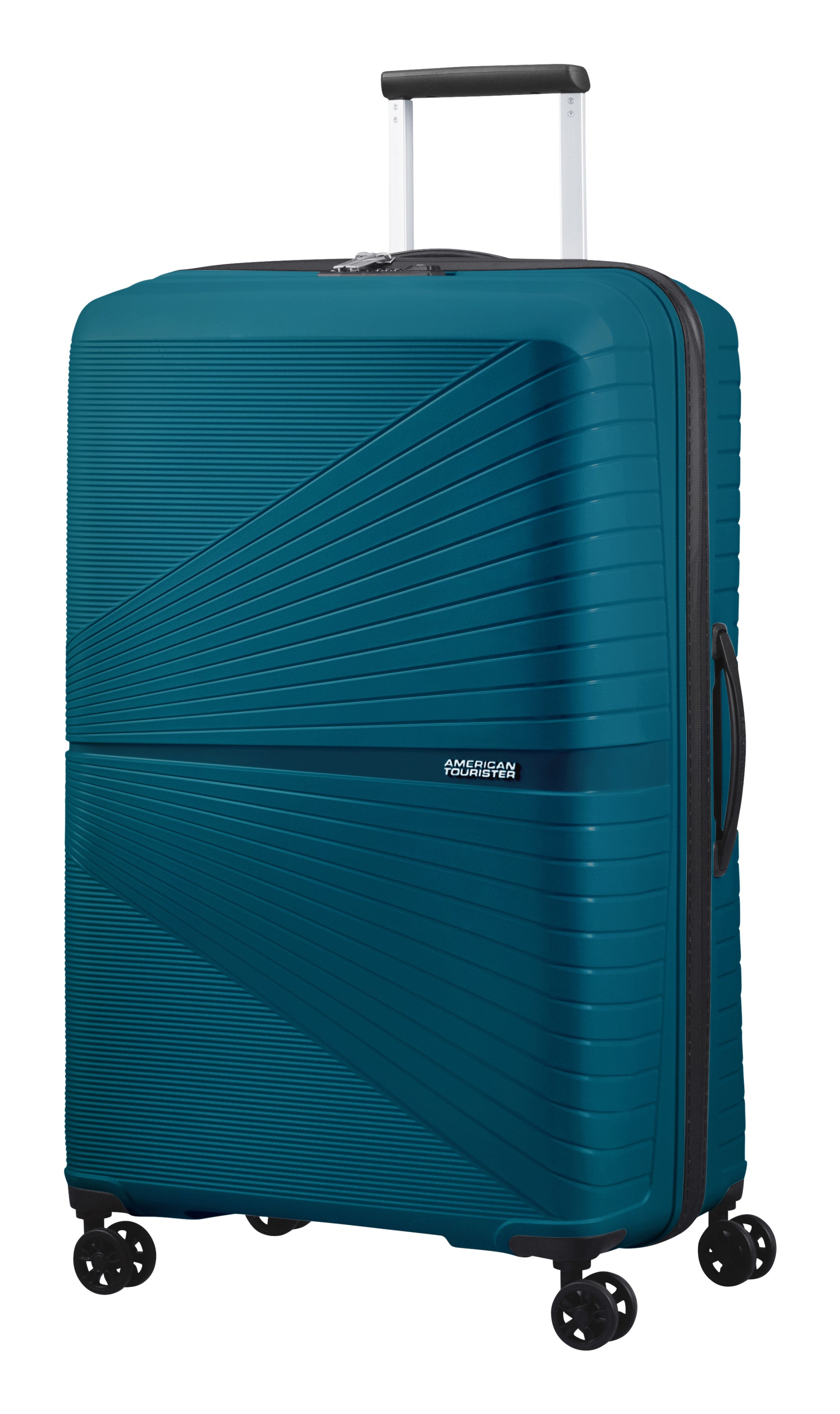 American Tourister Trolley Airconic – 101 l, Hartschale, 4 Doppelrollen, mit TSA, Petrol, 49 × 77 × 31 cm