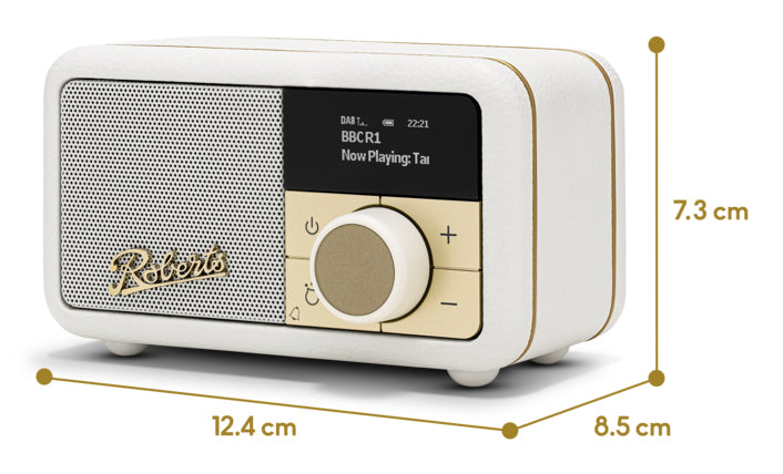 Roberts Radio Roberts Revival Petite 2 – DAB-/Internetradio – Tischradio – DAB+ – Grau