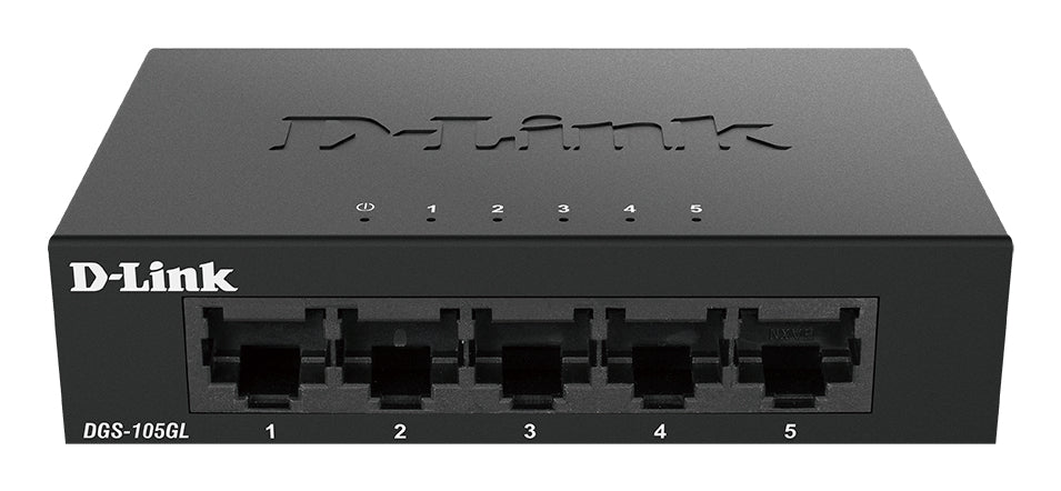 D-Link DGS-105GL/E – Unmanaged Switch – 5× 1G, Desktop