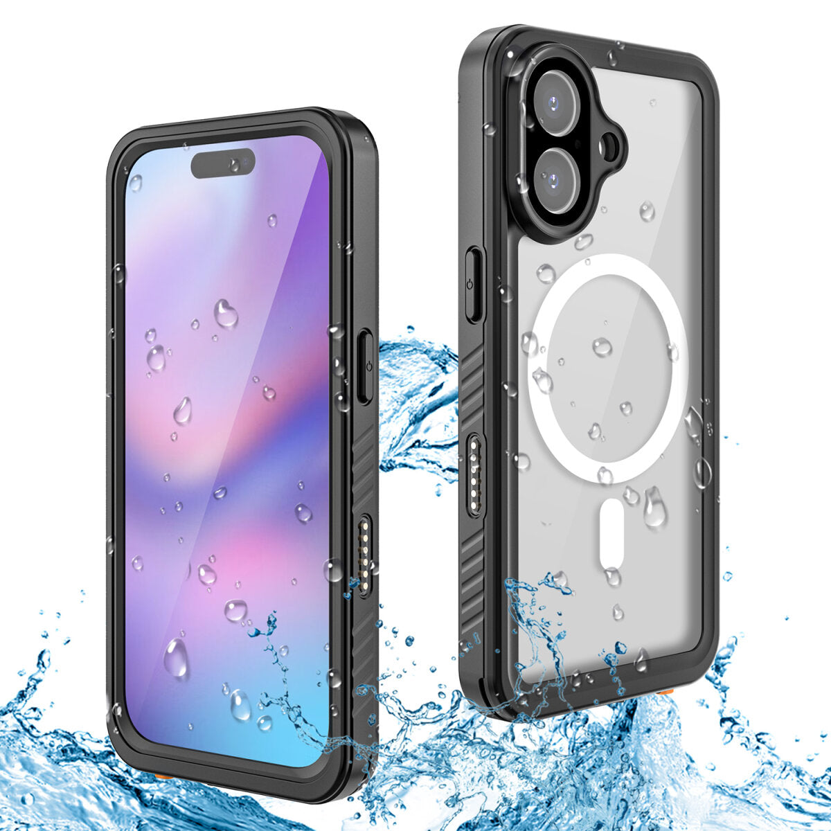 4smarts Backcover – für Apple iPhone 17 – schwarz – PC – MagSafe kompatibel, wasserdicht