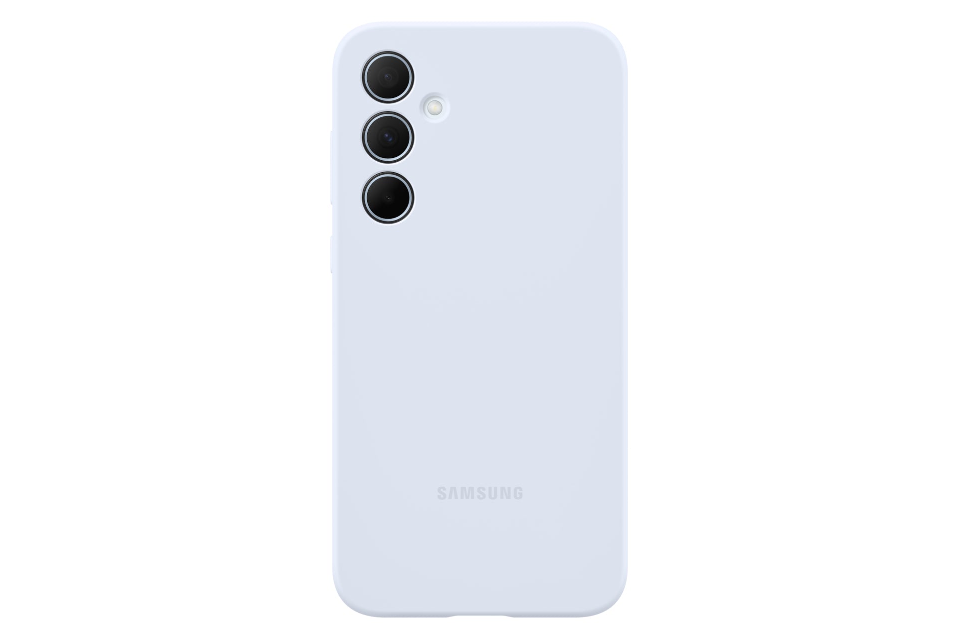 Samsung Backcover – für Samsung Galaxy A35 5G – hellblau – Silikon – stossfest, kratzresistent