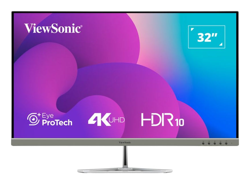ViewSonic VX3276-4K-MHD-2 – Monitor, 32", 3840 × 2160 (UHD 4K), VA