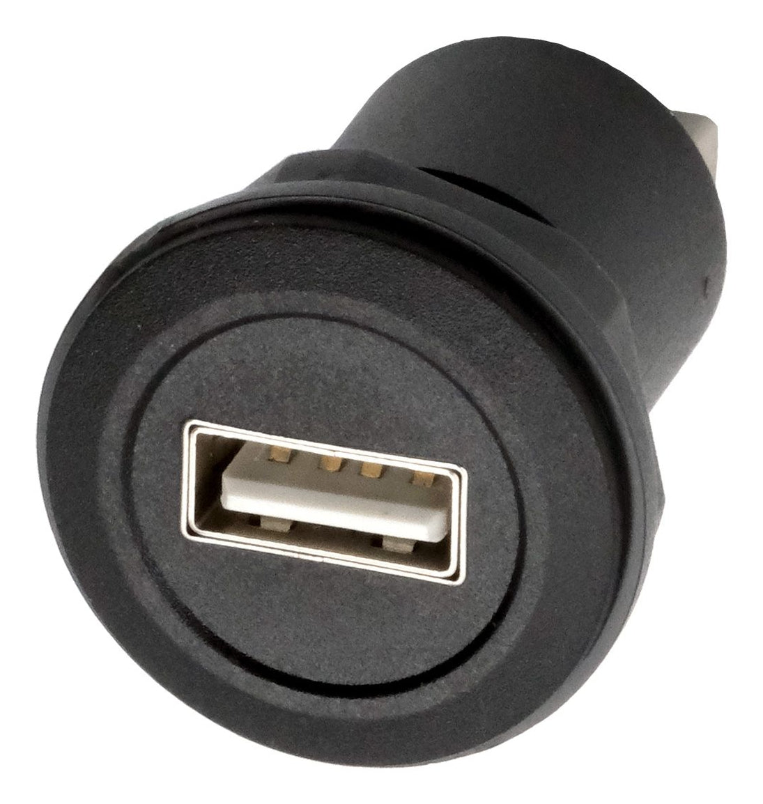 EXSYS USB-Adapter USB-A auf USB-A – USB 2.0 (480 Mbit/s) – Flach, Kunststoff – Schwarz