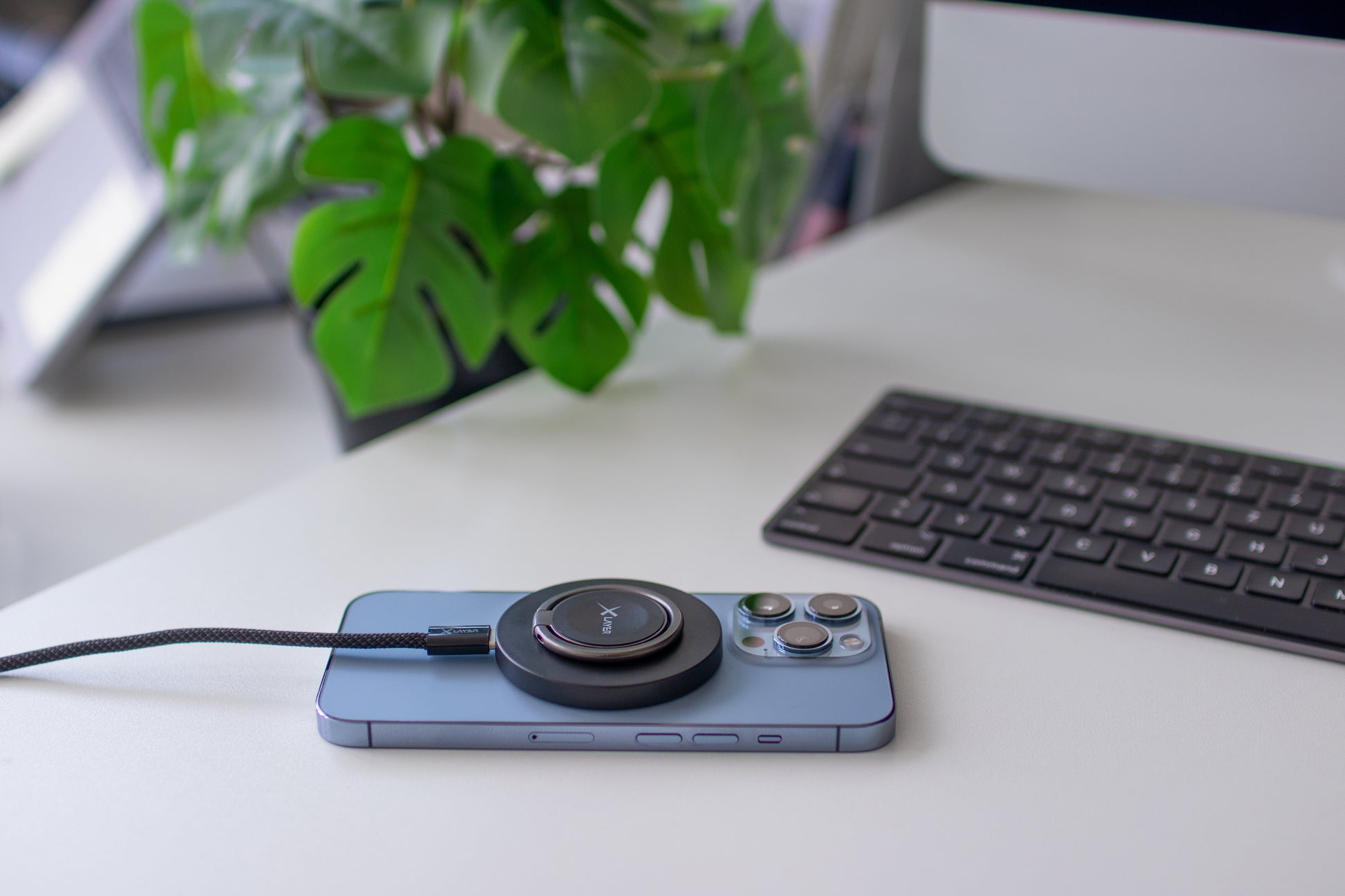 Xlayer MagFix 3-in-1 Kabelloses Ladegerät 15 W – MagSafe – für iPhone, Apple Watch, AirPods