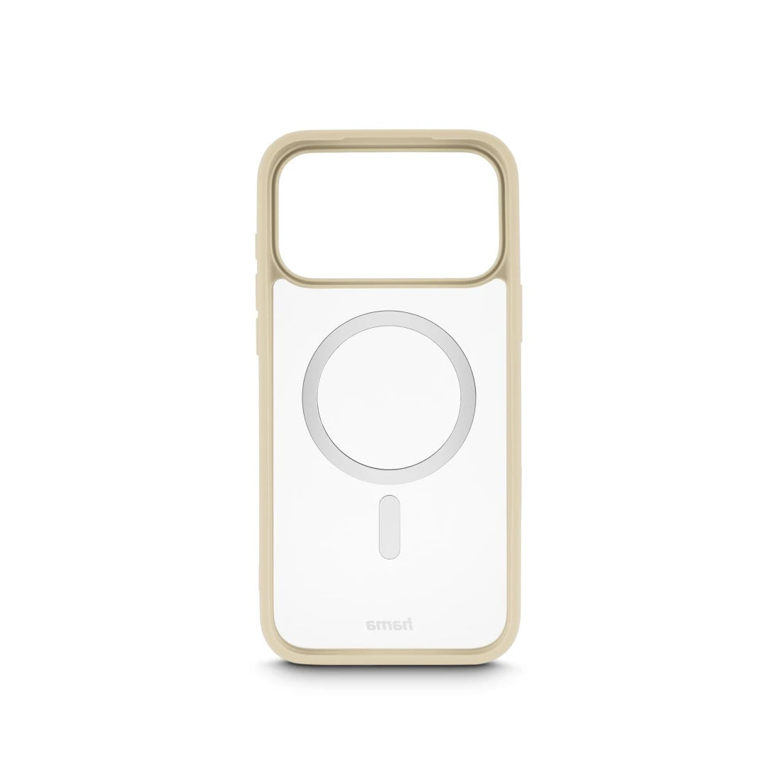 Hama Frame Protect – Backcover – für Apple iPhone 17 Pro Max, MagSafe, PC+TPU, Beige