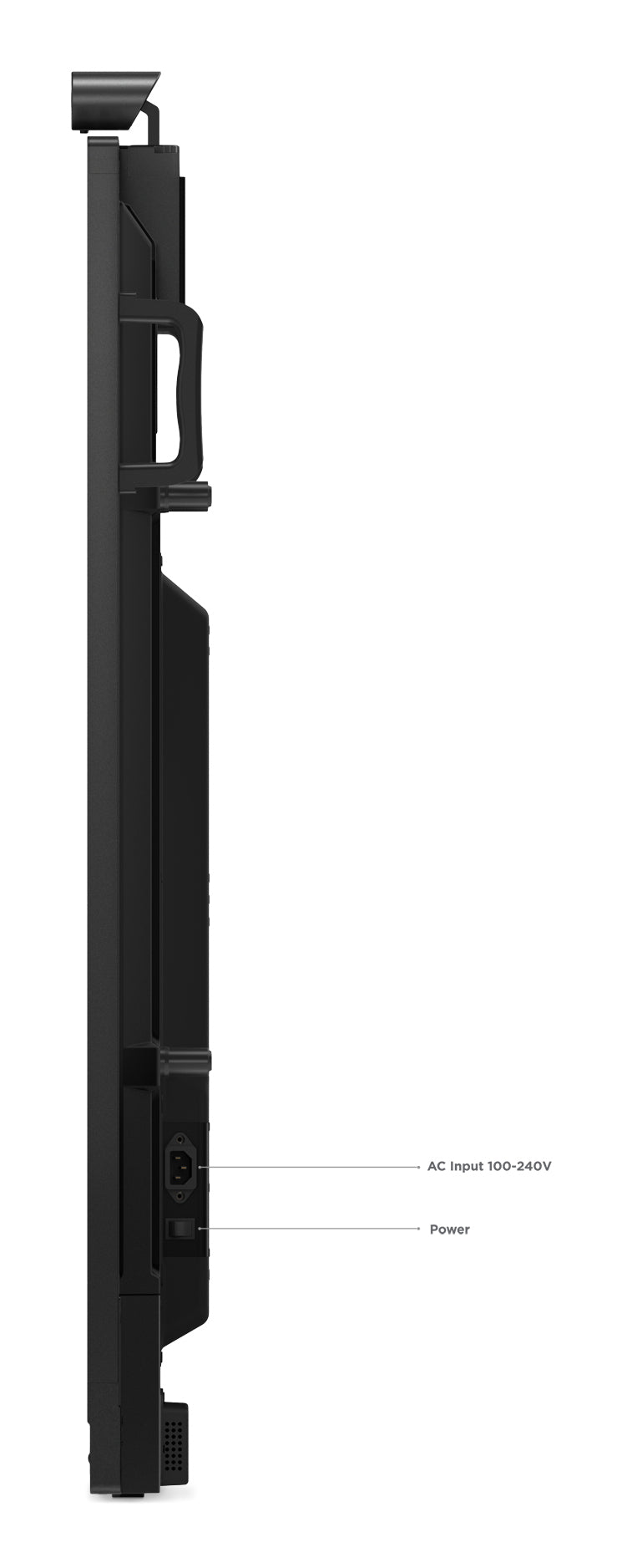 Lenovo ThinkVision T65 – 65", 3840 × 2160 (4K), IPS, Webcam, LAN, HDR