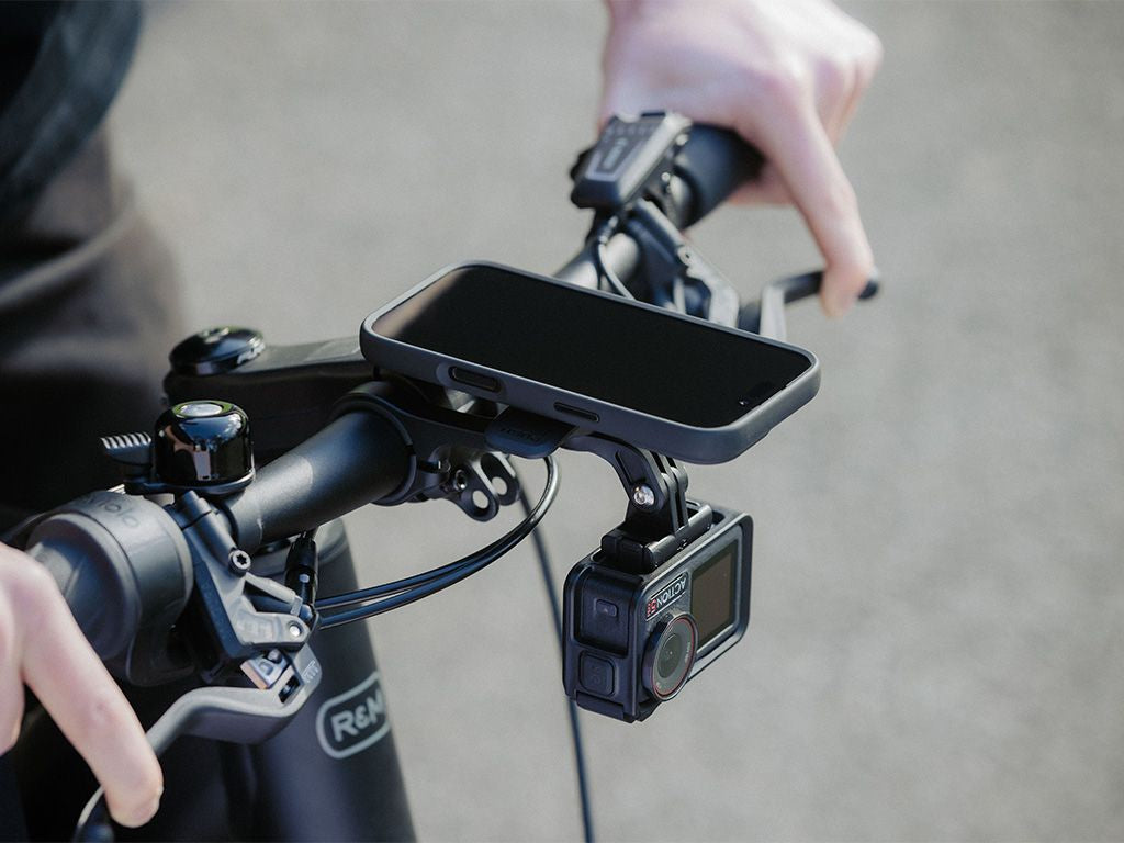 Quad Lock Out Front Mount Pro V2 – Fahrradhalterung – Klemmhalterung, 360° drehbar, für Smartphones