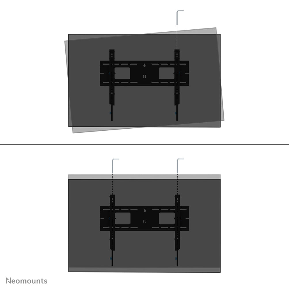 Neomounts WL35-750BL16 – Wandhalterung, neigbar, für 42–86", VESA 100×100–600×400, bis 125 kg