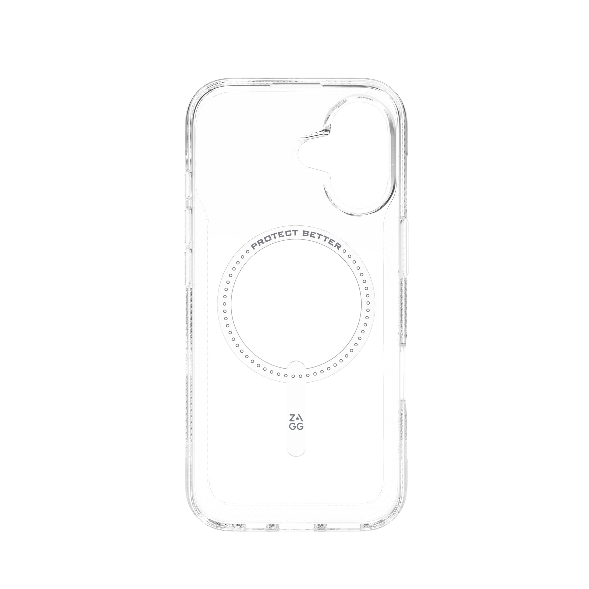 ZAGG Luxe Snap Backcover – für Apple iPhone 17, MagSafe, Graphen, Transparent, bis 3 m Sturzsicher