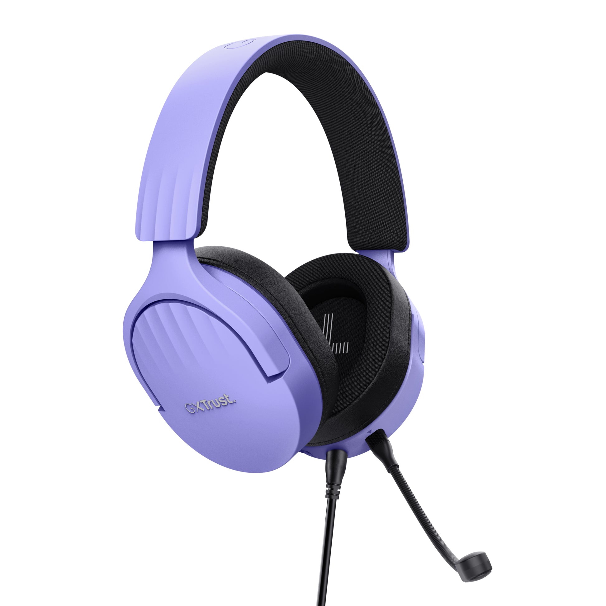 Trust GXT489 FAYZO Gaming-Headset – On-Ear, Stereo, Kabelgebunden, 3,5 mm Klinke, Violett