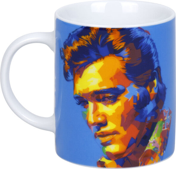 Könitz Porzellan Könitz Kaffeebecher Elvis Presley – 300 ml, Ø 8 cm, H 9,5 cm, Porzellan, spülmaschinenfest