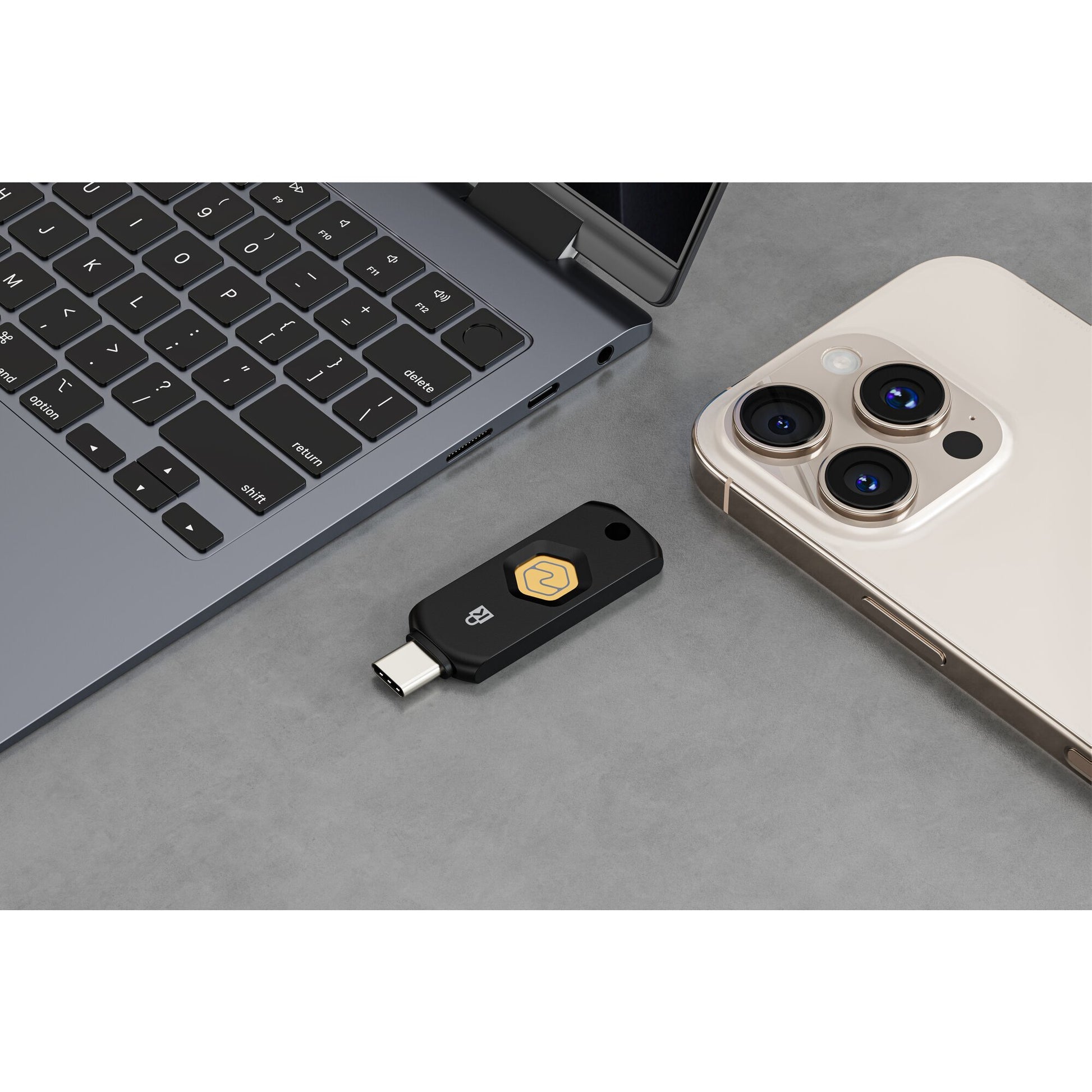 Kensington VeriMark NFC+ Sicherheitsschlüssel – USB-C – NFC – für Windows, Mac