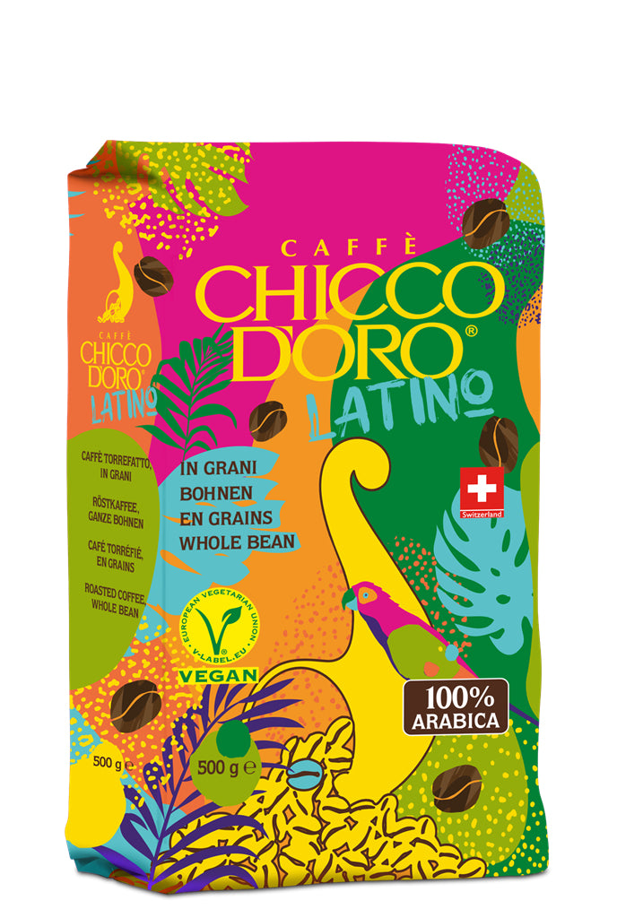 Chicco d'Oro Latino – Kaffeebohnen – Espresso, 100% Arabica, 500 g
