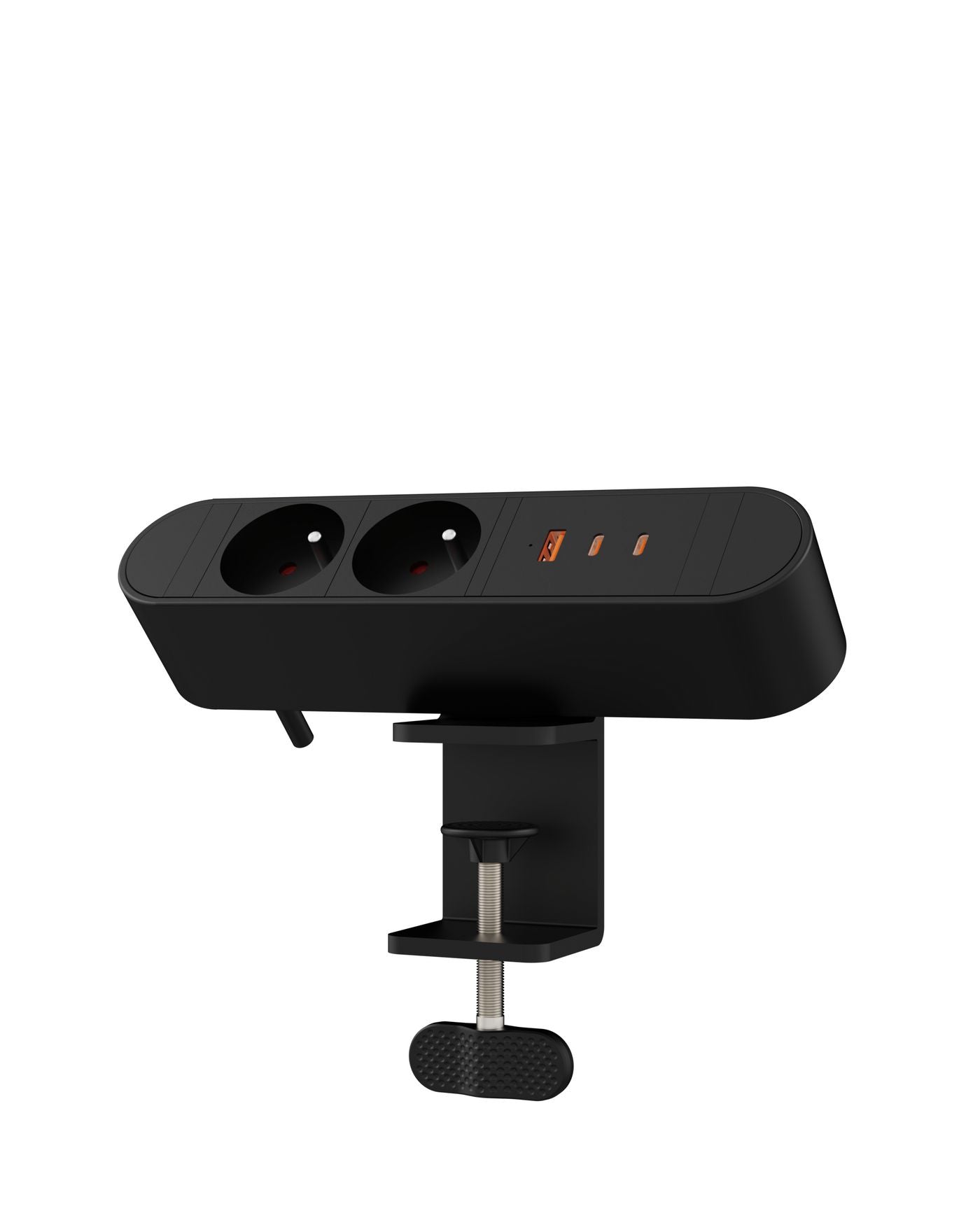 Microconnect Steckdoseneinheit – USB-C 67 W, USB-A, 1,8 m, Tischmontage