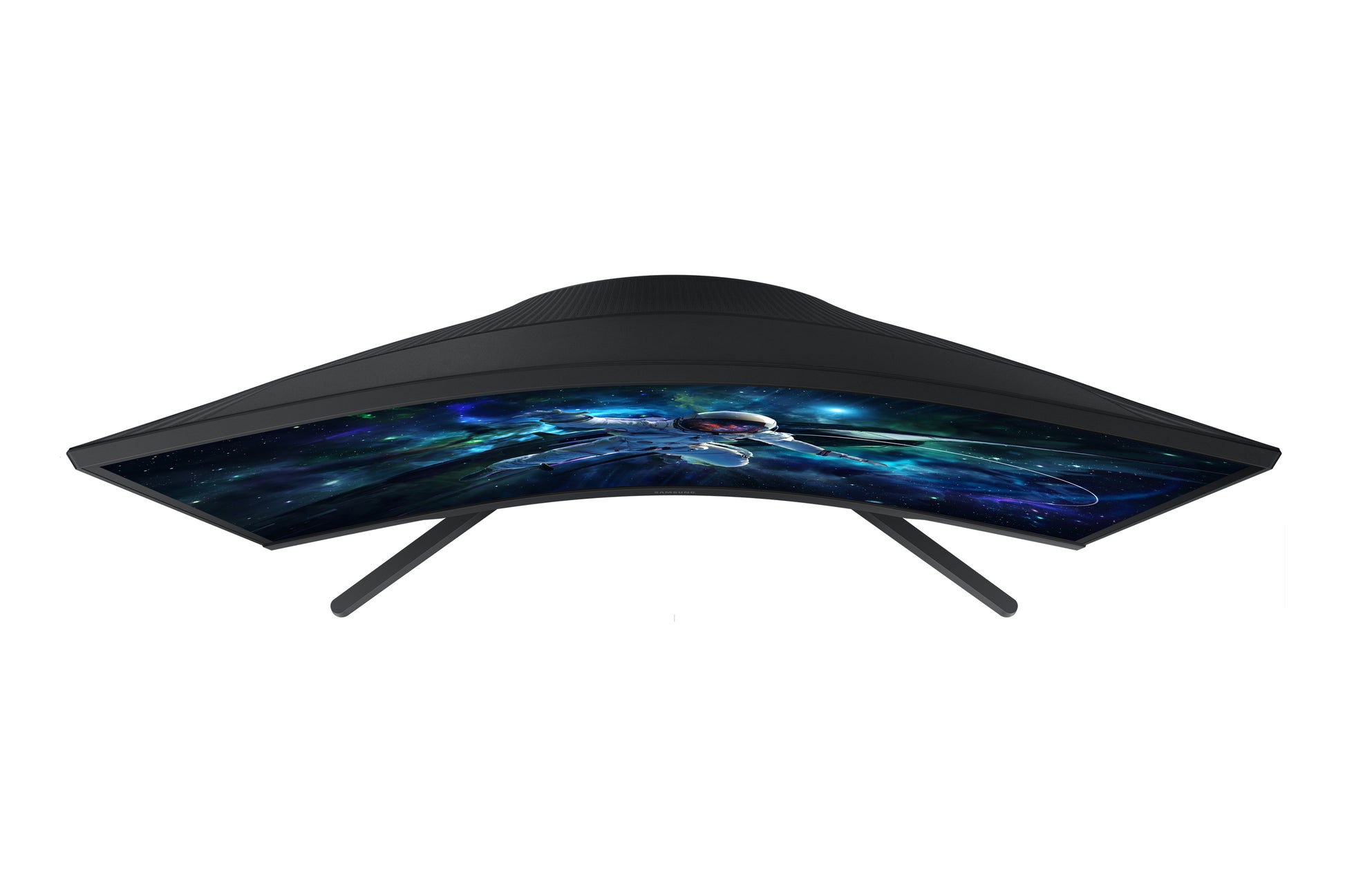 Samsung Odyssey G55C – Monitor, 27" WQHD (2560 × 1440), VA, Gebogen, 165 Hz, 300 cd/m², VESA 75 × 75, Schwarz