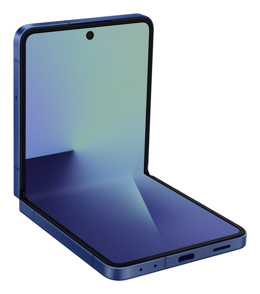 Samsung Galaxy Z Flip7 – blau, 6,8", 2520 × 1080, Android, 256 GB, 12 GB, eSIM, 5G, NFC