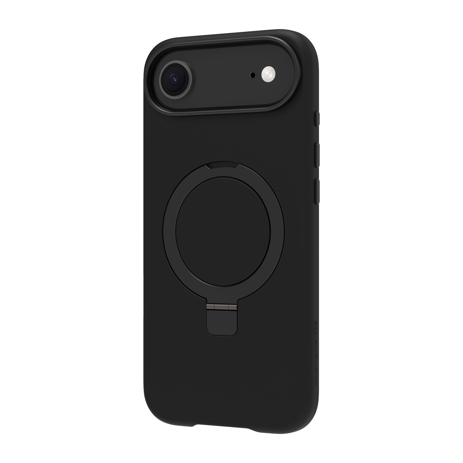 dbramante1928 Backcover – für Apple iPhone 17 Air, mit Ständer, Kunststoff, schwarz, bis 1,2 m sturzsicher