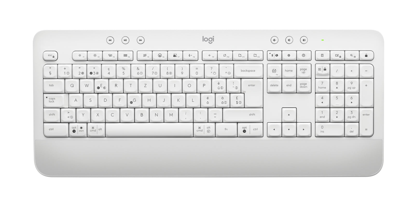 Logitech MK650 für Business – Tastatur, CH-Layout (DE-CH), Weiss