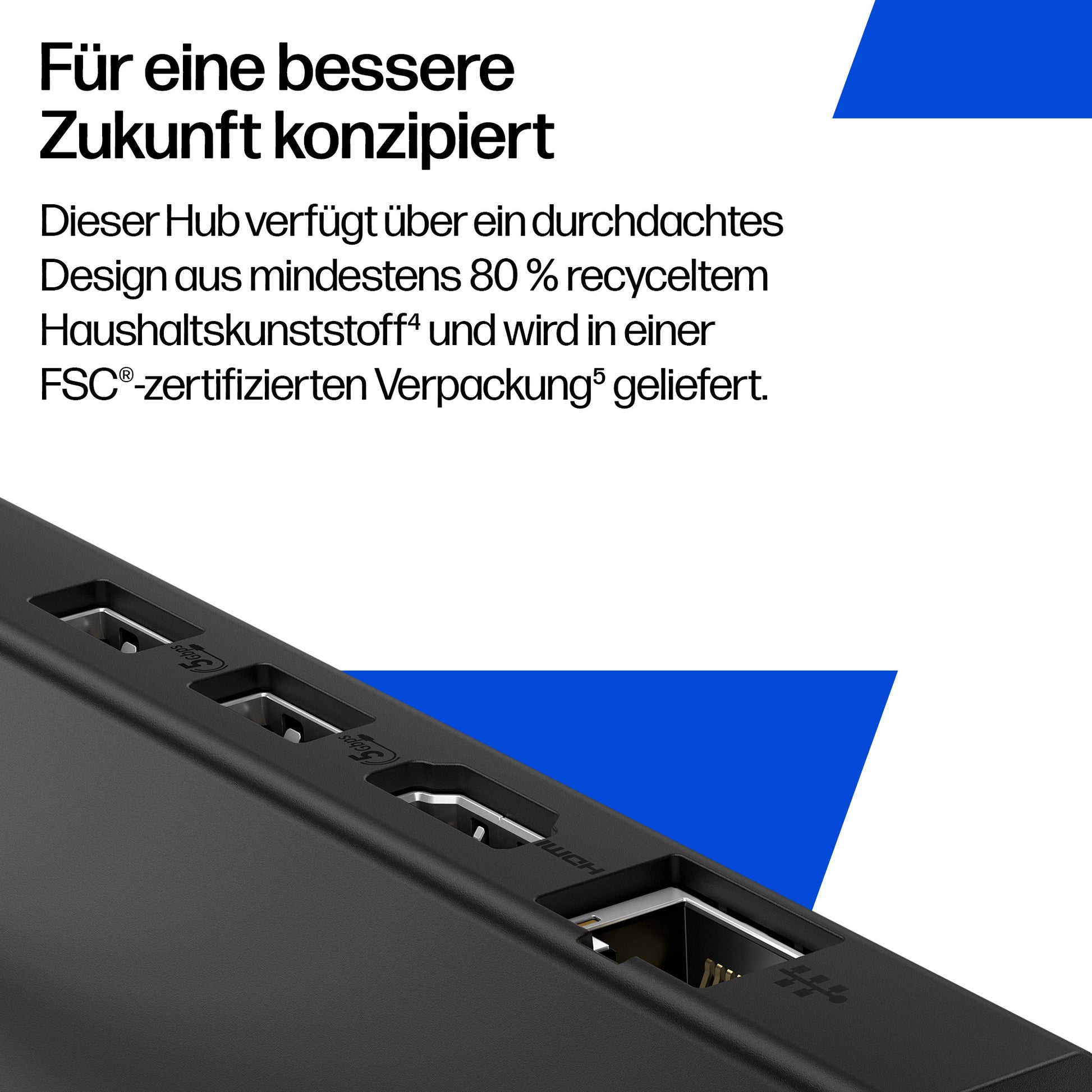 HP Multiport-Adapter – USB-C, HDMI, für Windows/Mac/ChromeOS