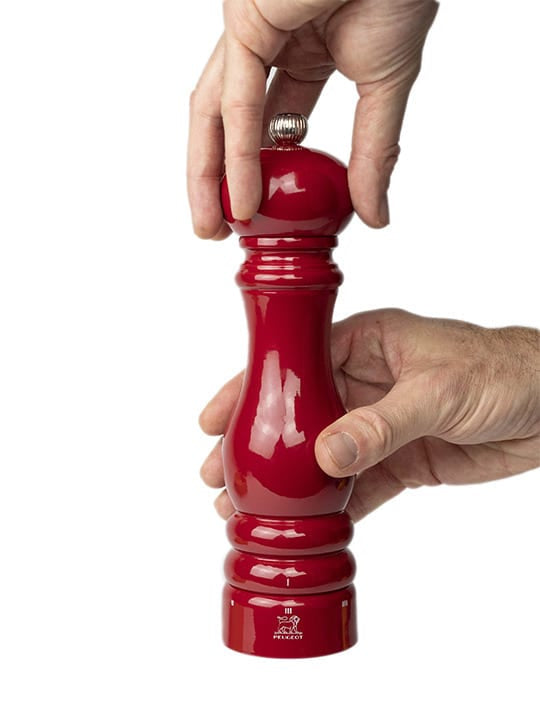 Peugeot Saveurs Peugeot Paris U-Select – Salz-/Pfeffermühle 22 cm, Buche, Rot, für Pfeffer