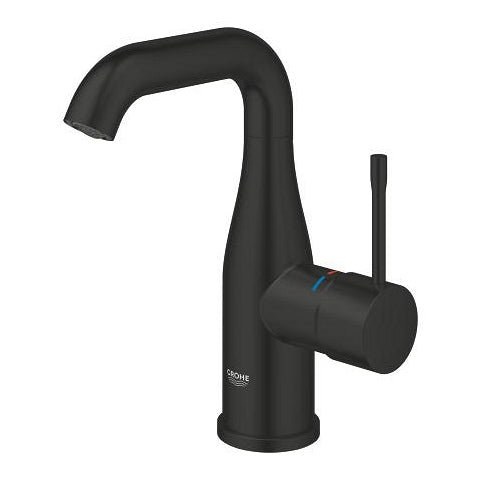 GROHE Essence Badebatterie (Unterputz) – 19,3 cm, Metall, Einhebelmischer, Schwarz