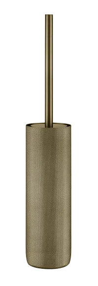 Blomus Modo Rof – WC-Bürstenset – Edelstahl, Kunststoff, Gold, rutschsicher, H 49 cm, Ø 8 cm