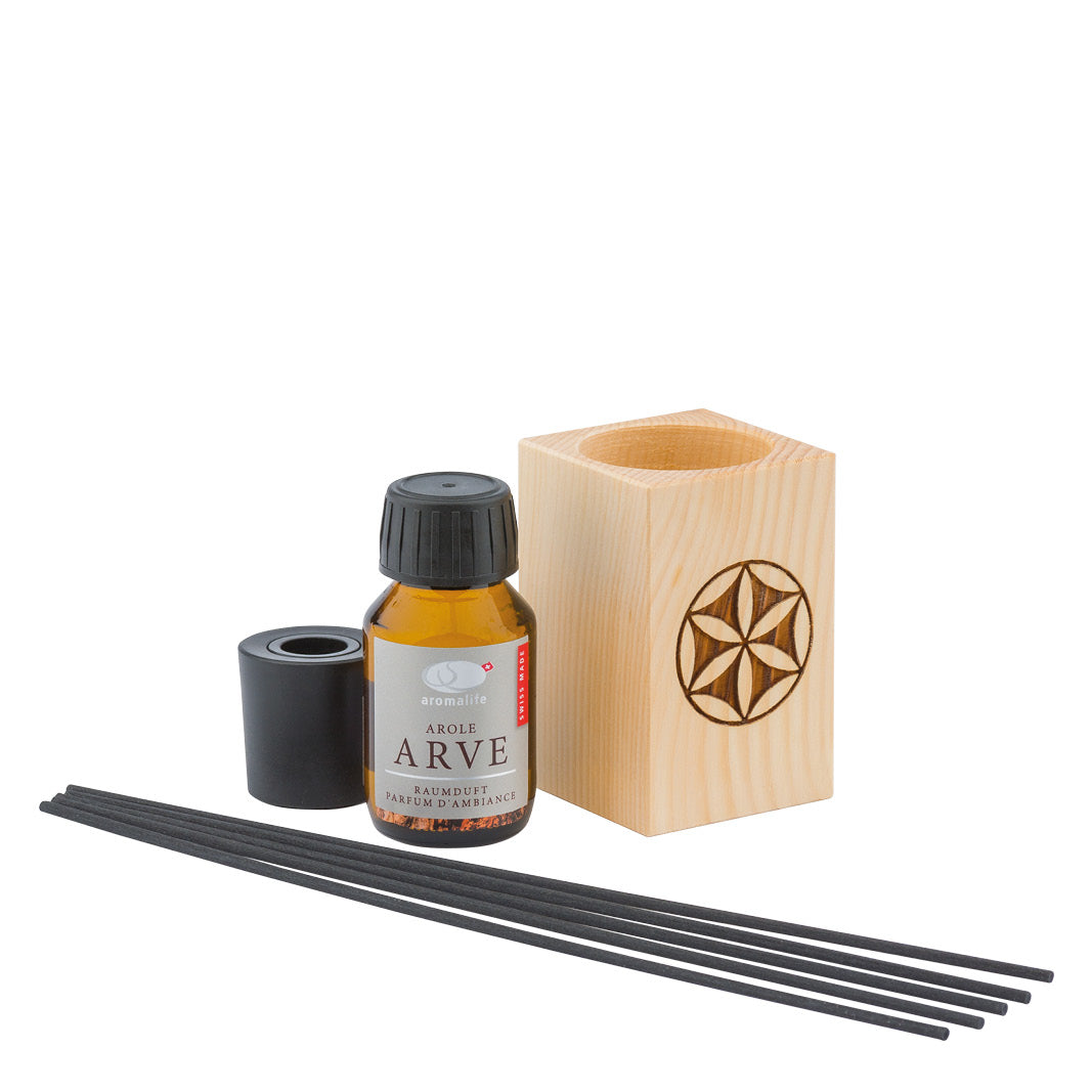 Aromalife Duftstäbchen Arvenholz, Schwarz – 60 ml