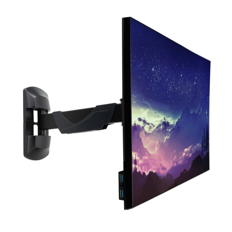 Lindy 40713 – Monitor-Wandhalterung – 1 Monitor – 10–26" – VESA 75×75/100×100 mm – bis 20 kg/Monitor – neigbar