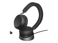 Jabra Evolve2 75 – Duo Headset – USB-C – Tischständer, UC – Schwarz