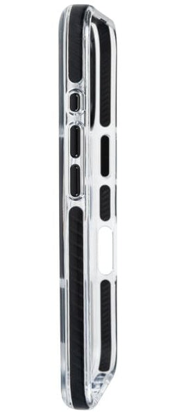 ONIT Mill.Std. Backcover – für Apple iPhone 16, MagSafe, PC+TPE+TPU, Schwarz/Transparent, bis 3 m Sturzsicher