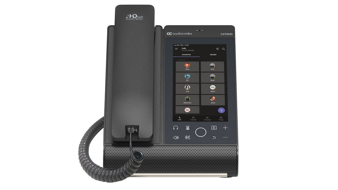 AudioCodes Total Touch – WLAN-Telefon (Handgerät), für Microsoft Teams