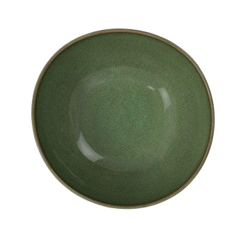 Villeroy & Boch Salatschüssel Lave – 2,2 l, H 10,7 cm, Steingut, Grün, spülmaschinenfest, mikrowellengeeignet