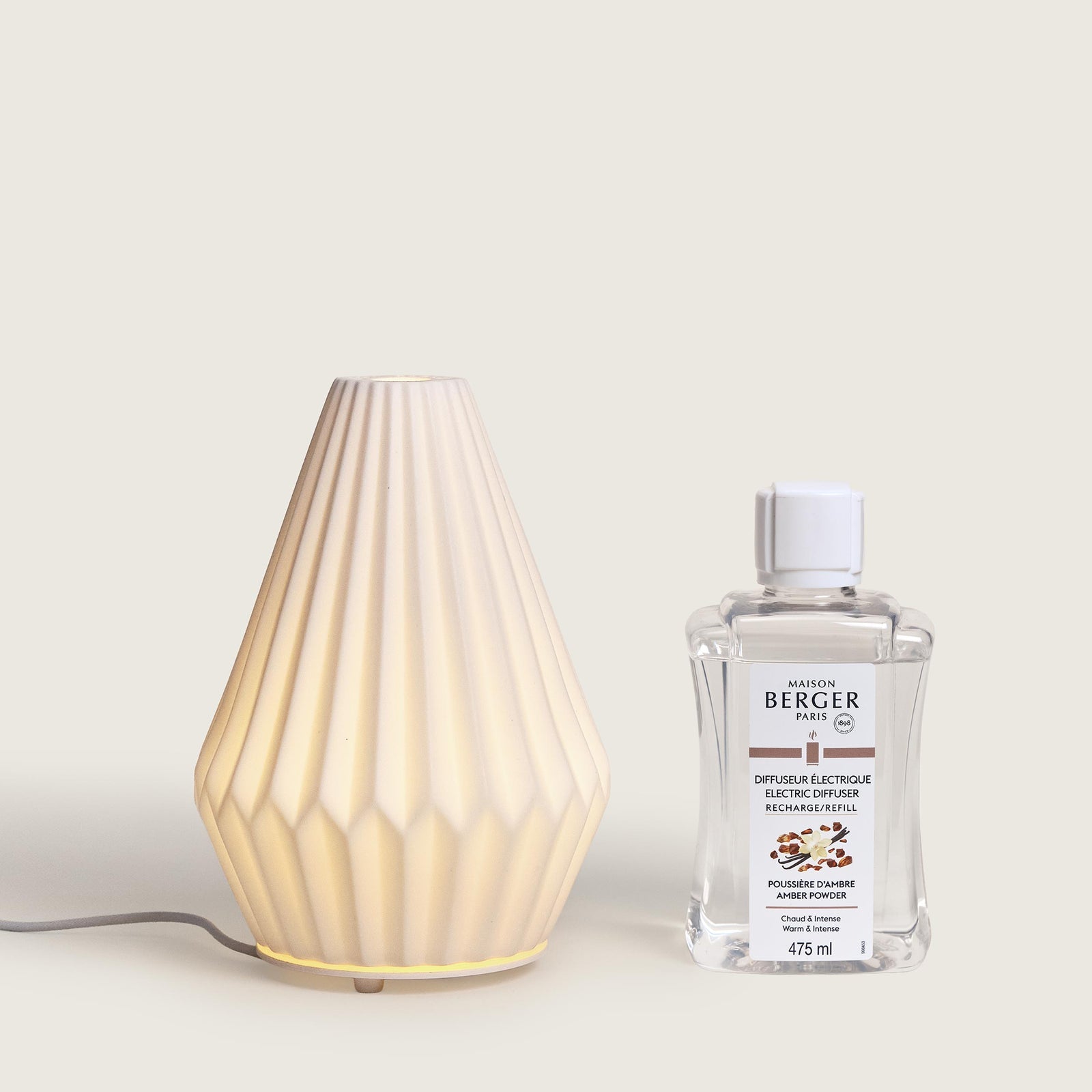 Maison Berger Paris Cône – Ultraschall-Diffusor, 80 ml, schwarz